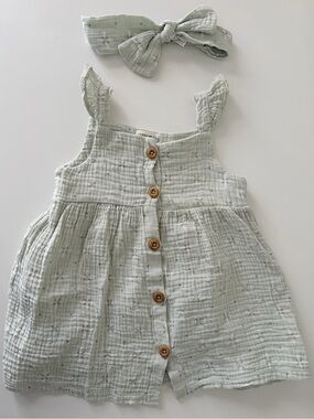 Rabbit + Bear Top and Headband Set